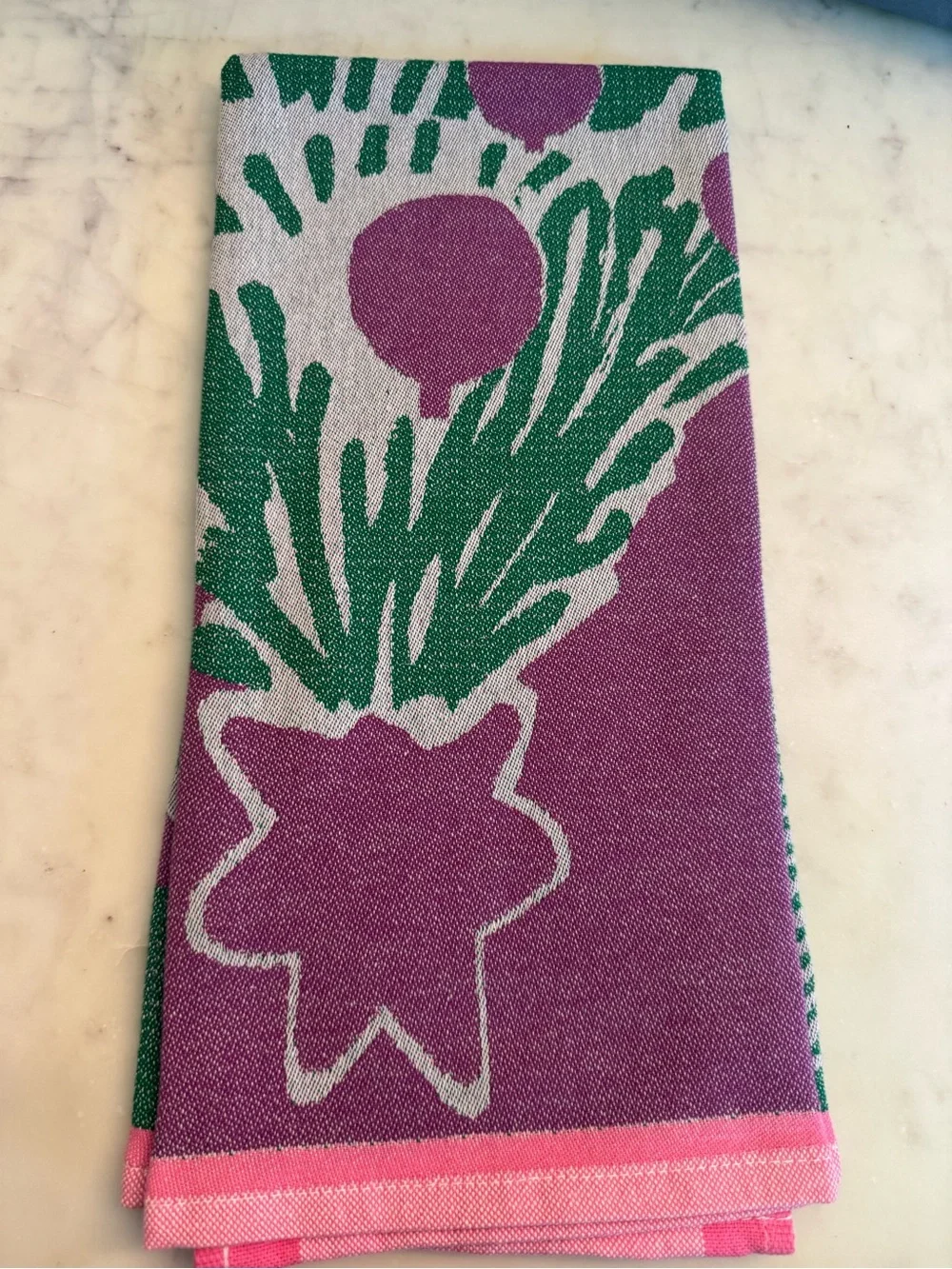 NWT Anthropologie Pop Art Pets Jacquard Dish Towels Set of 2